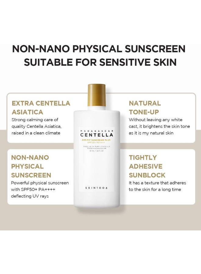 skin1004 - Madagascar Centella Air-Fit Suncream Plus SPF50+ - Image 1