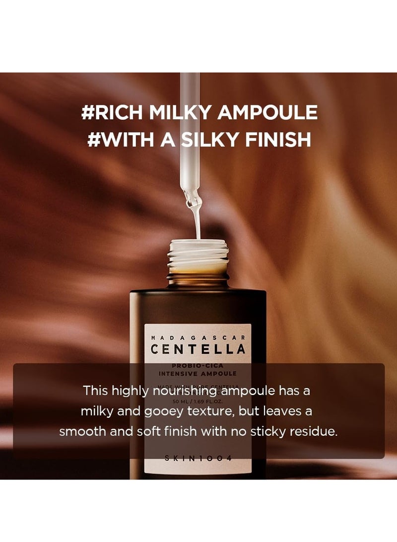 SKIN1004 Madagascar Centella Asiatica Ampoule Facial Serum 100% Centella Asiatica Extract for Soothing Sensitive and Acne-Prone Skin Probio-Cica Ampoule Brown - Image 2