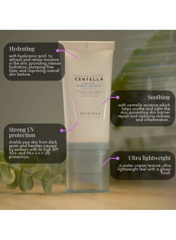 سكين 1004 - مدغشقر كينتيللا هيالو سيكا Water Fit Sun Serum 50 SPF - Image 1