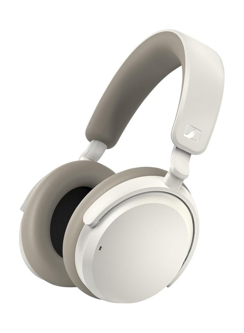 Consumer Audio Accentum Wireless Bluetooth Headphones - 50-Hour Battery Life, Audio, Hybrid Noise Cancelling (ANC), All-Day Comfort And Clear Voice Pick-Up For Calls - White