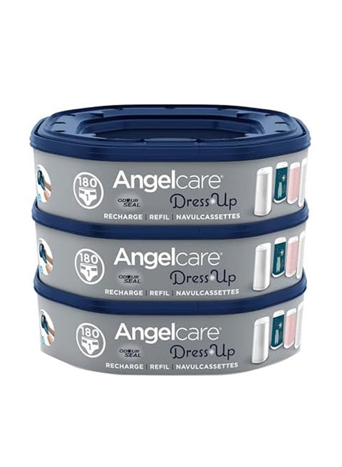 3 Pack Refill Octagonal, Blue
