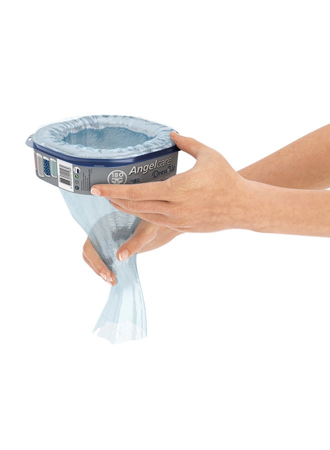 Angelcare - 3 Pack Refill Octagonal, Blue - Image 1