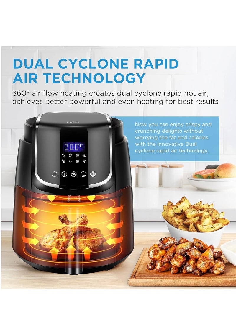 مديا مقلاة هوائية 1500 واط، رقمية - Image 4