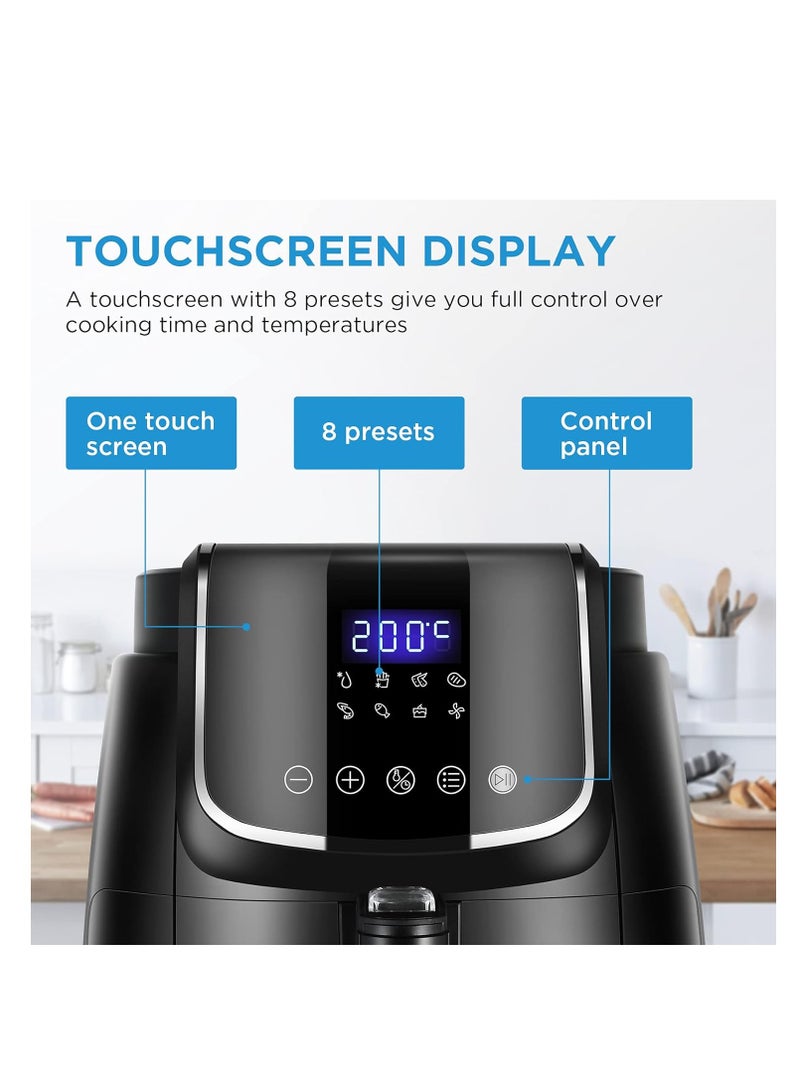 مديا مقلاة هوائية 1500 واط، رقمية - Image 2