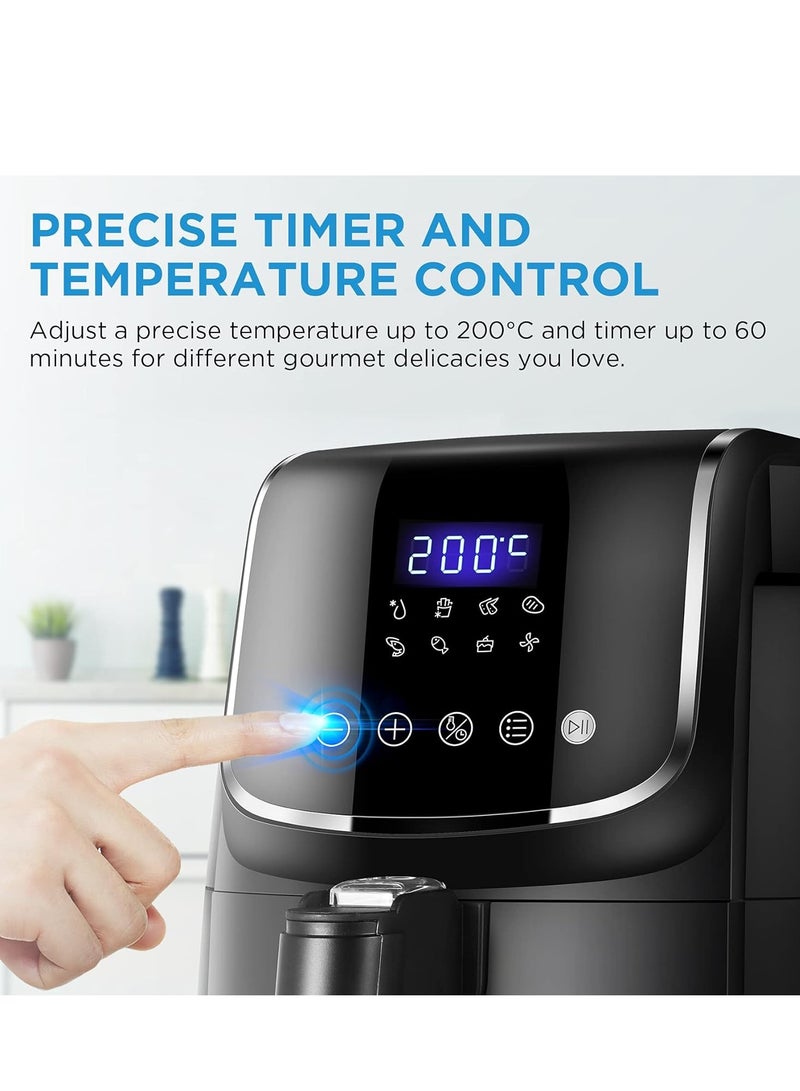 مديا مقلاة هوائية 1500 واط، رقمية - Image 3