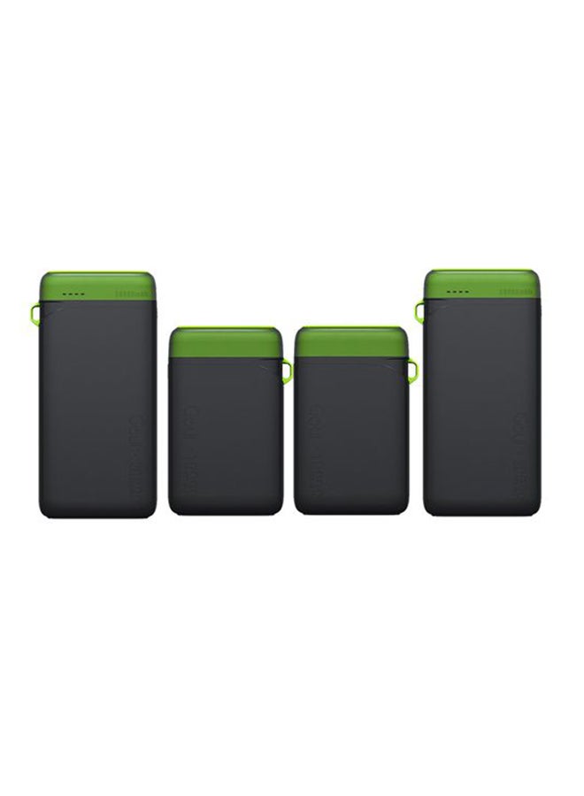 Goui 10000 mAh Package: (2x Pwani10 + 2x Pwani20) – Optimal Functionality and Versatile Advantages for Seamless Connectivity and Enhanced Efficiency - Black Black 