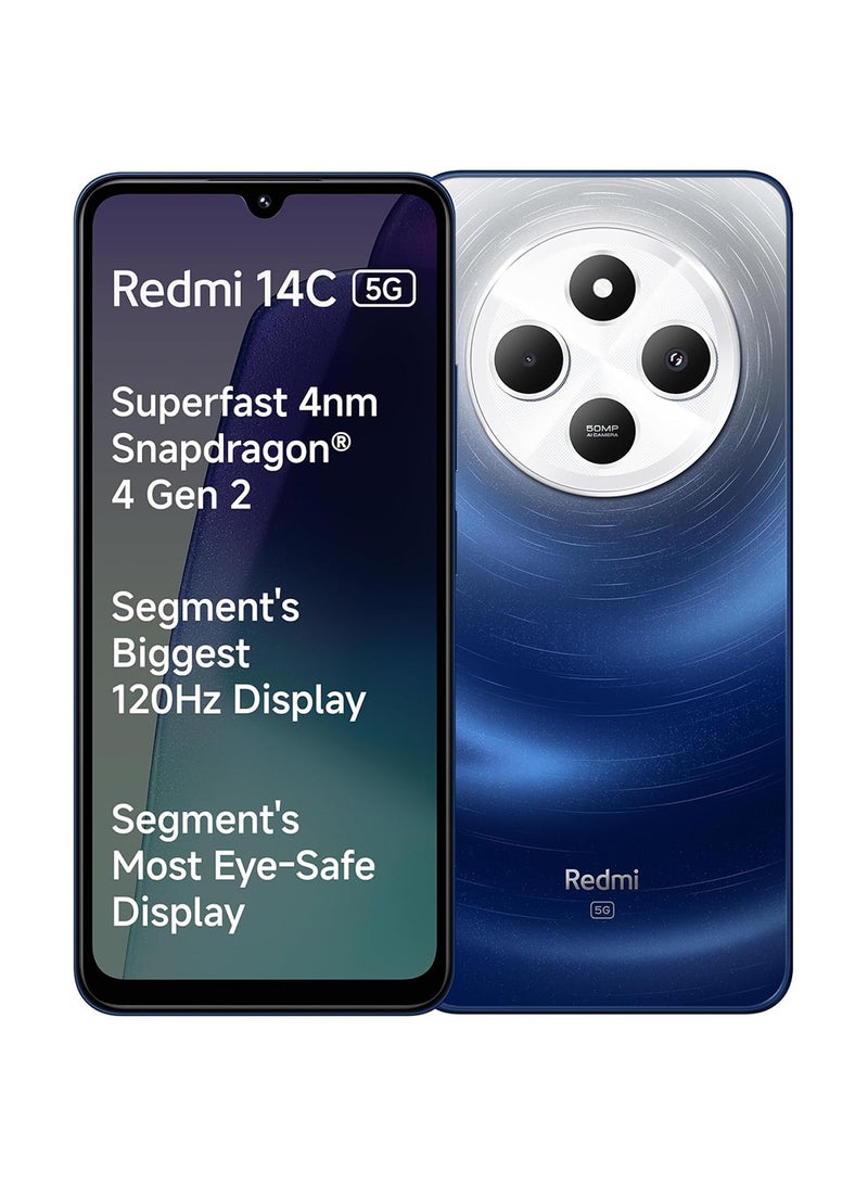 Xiaomi Redmi 14C 5G Starlight Blue Dual SIM 4GB RAM 128GB ROM - Global Version  - Image 1