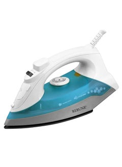 REBUNE Flat Steam Iron, Easy To Carry 180 m³ 1300 W RE-3-036B Blue 