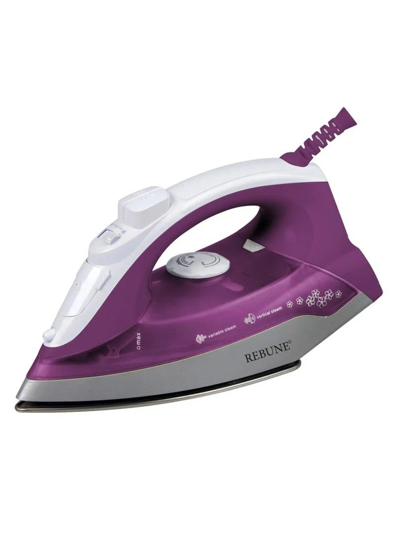 Flat Steam Iron, Easy To Carry 180 m³ 1300 W RE-3-036P بنفسجي 