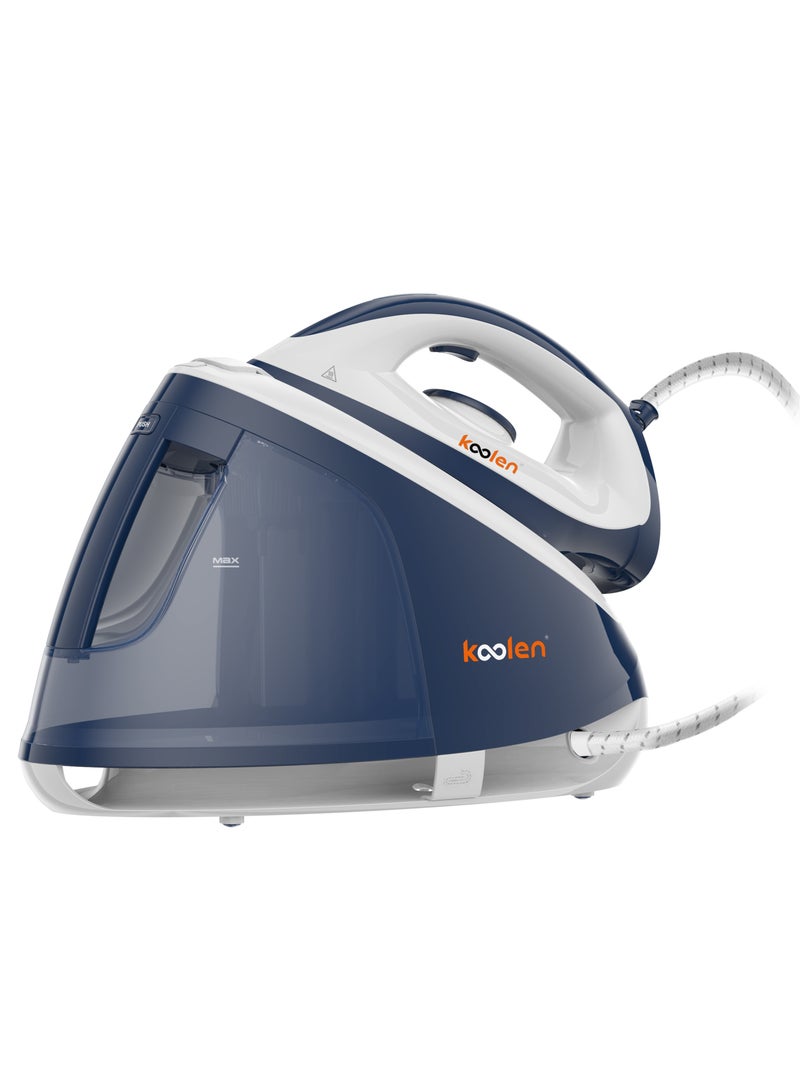 كولن Steam Station 1.8 L 2400 W 803106001 White And Blue  - Image 2