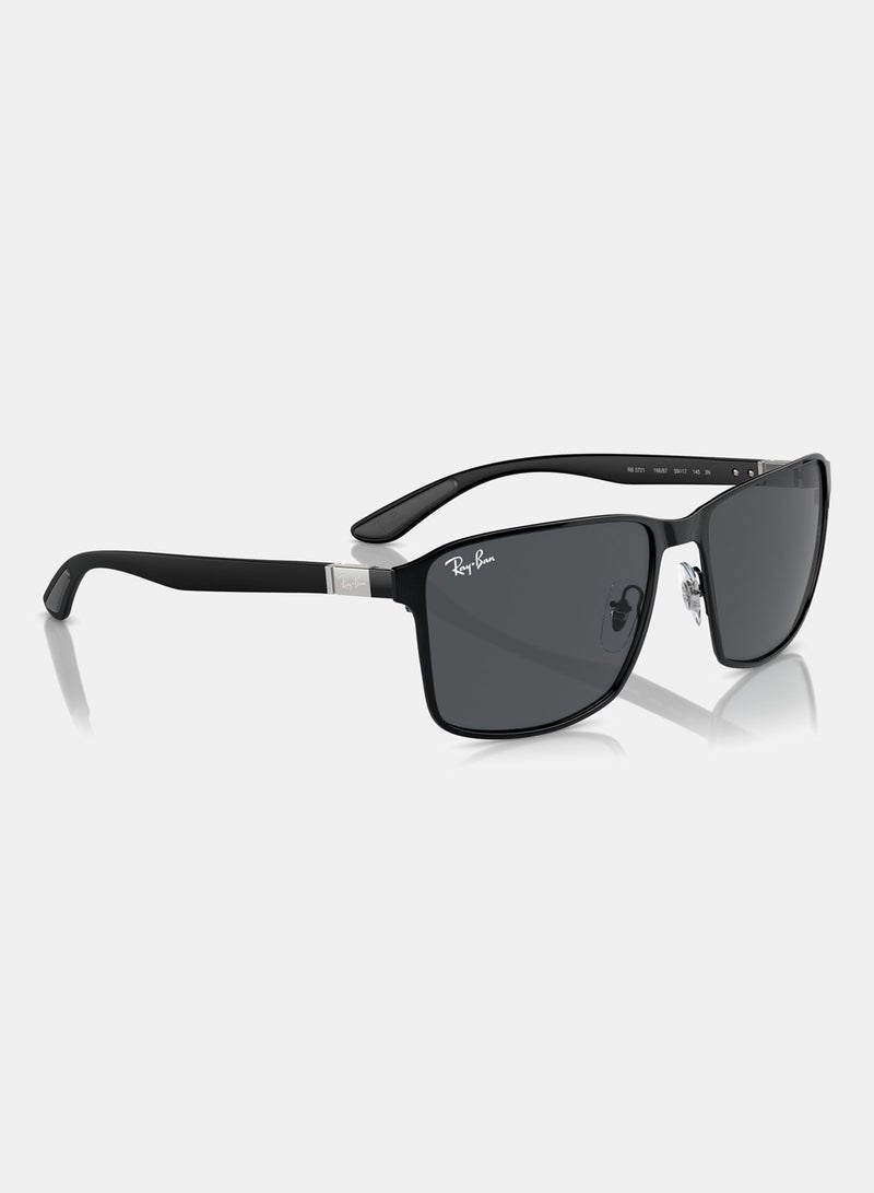 Ray-Ban Men's Full Rim Square Sunglasses 0RB3721 59 186/87 - Image 3
