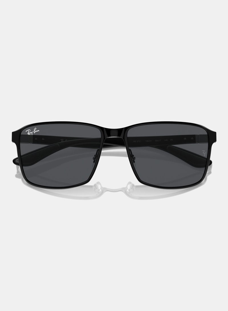 Ray-Ban Men's Full Rim Square Sunglasses 0RB3721 59 186/87 - Image 5