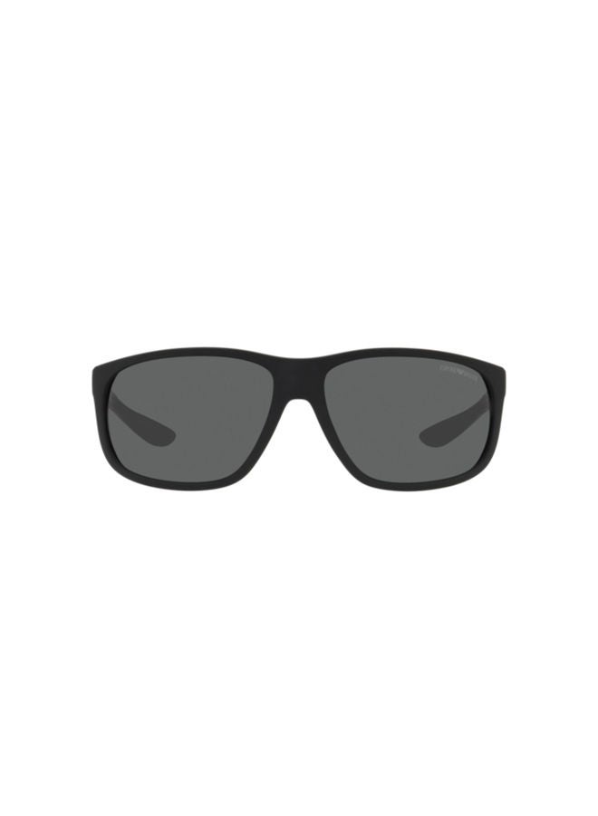 Men's Full Rim Rectangular Sunglasses 0EA4199U 65 500187