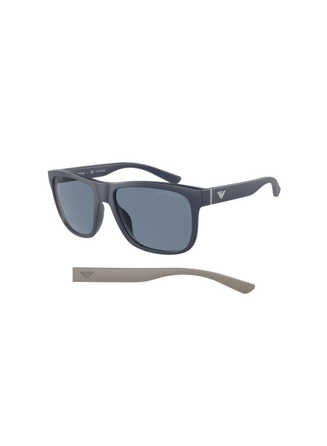 EMPORIO ARMANI Men's Full Rim Butterfly Sunglasses 0EA4182U 57 50882V  - Image 1