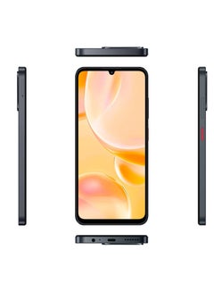 زد تي اي هاتف Blade A55 ثنائي الشريحة 4 جيجابايت + 8 جيجابايت رام 128 جيجابايت 4G أسود لامع - الإصدار الدولي  - Image 4
