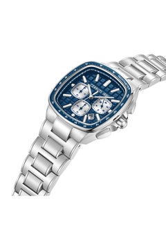 CERRUTI 1881 Men's Stainless Steel Navy Matt Dial Watch  - Image 2