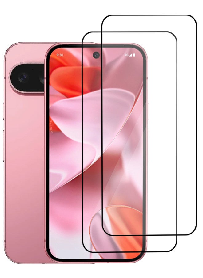 MARGOUN (for Google Pixel 9) 2 Pack Tempered Glass Screen Protector Anti-Scratch Case Friendly HD Clear Protective Film Clear  - Image 1