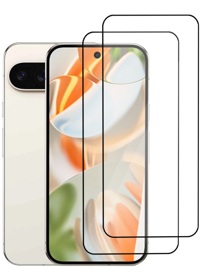MARGOUN (for Google Pixel 9 Pro) 2 Pack Tempered Glass Screen Protector Anti-Scratch Case Friendly HD Clear Protective Film Clear  - Image 1