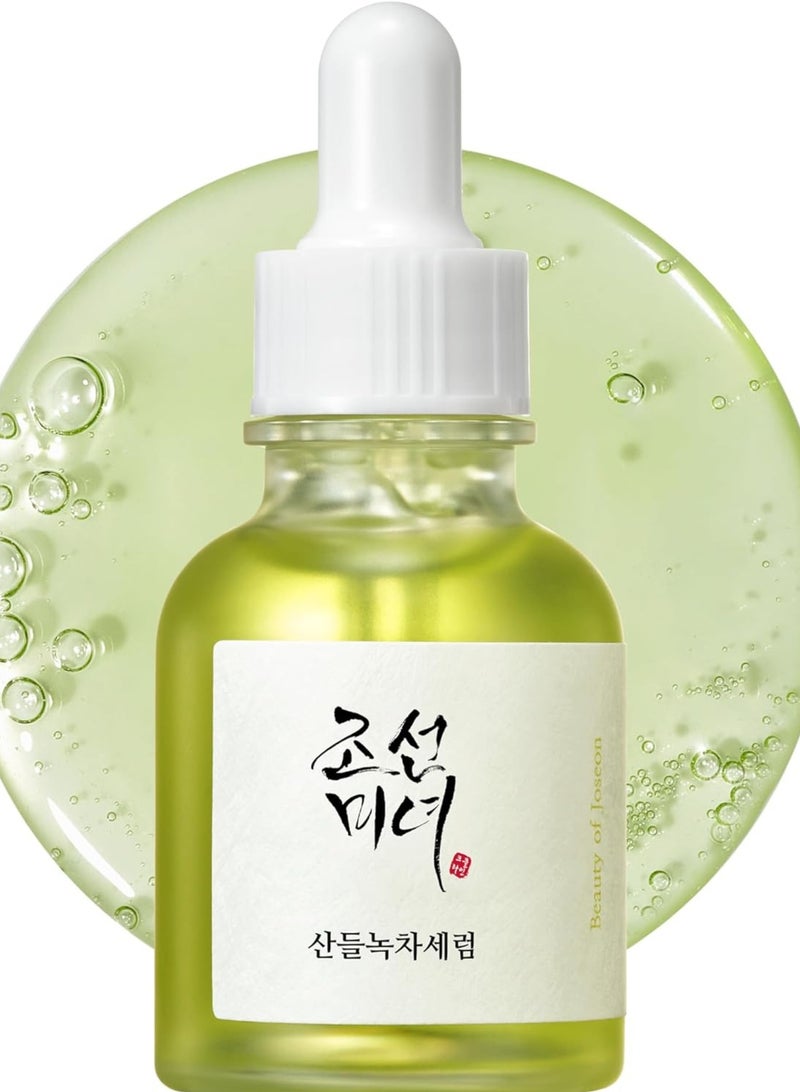Beauty of Joseon - Calming Serum with Green Tea and Panthenol - Soothing and Hydrating Formula for Sensitive Skin - 30ml (1 fl. oz.) - Reduces Redness, Balances Skin Tone, and Provides Deep Moisture for a Calm, Radiant Complexion 30ml - Image 1