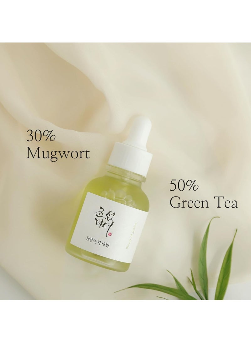 Beauty of Joseon - Calming Serum with Green Tea and Panthenol - Soothing and Hydrating Formula for Sensitive Skin - 30ml (1 fl. oz.) - Reduces Redness, Balances Skin Tone, and Provides Deep Moisture for a Calm, Radiant Complexion 30ml - Image 1