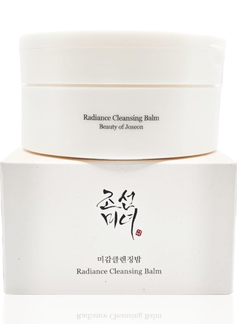 Beauty of Joseon Radiance Cleansing Balm - Deep Cleansing and Brightening Face Balm - 100ml (3.38 fl. oz.) - Gently removes makeup, impurities, and excess oil & boosting your skin's natural glow for a smooth, radiant complexion 100ml  - Image 1