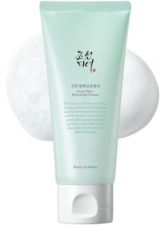 Beauty of Joseon Green Plum Refreshing Cleanser - Gentle Exfoliating and Hydrating Face Wash - 100ml (3.38 fl. oz.) - Removes Impurities, Balances Oil, and Refreshes Skin for a Clear, Radiant Complexion 100ml  - Image 1