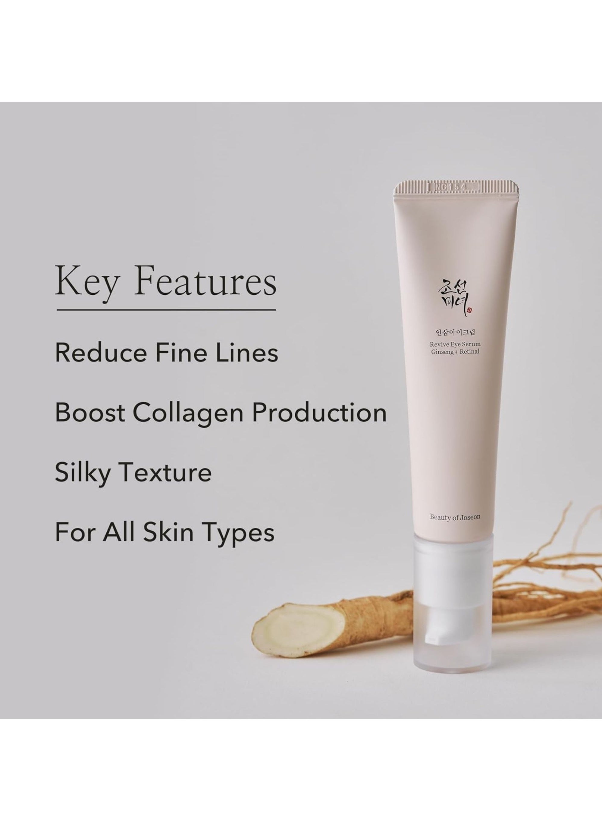 Revive Eye Serum with Ginseng and Retinal - Anti-Aging and Brightening Eye Treatment - 30ml (1 fl. oz.) - Reduces Fine Lines, Dark Circles, and Puffiness While Firming and Hydrating Delicate Under-Eye Skin for a Youthful Appearance 30ml - https://f.nooncdn.com/p/pnsku/N70102845V/45/_/1724387643/6058f335-6653-44ec-831e-35a0f0d394b3.jpg?width=original