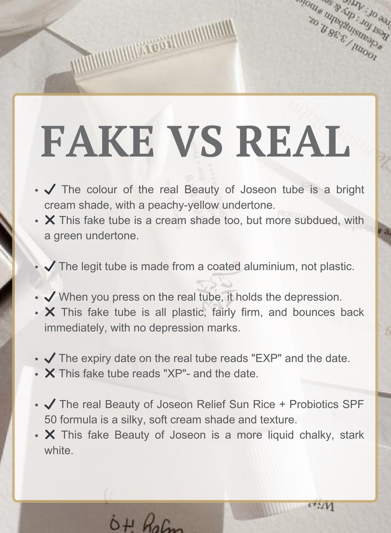 بيوتي اوف جوسون حماية من أشعة الشمس: الأرز + البروبيوتيك SPF50+ PA++++ - حماية متقدمة واسعة النطاق من الأشعة فوق البنفسجية مع مستخلصات الأرز المغذية للبشرة والبروبيوتيك للحصول على بشرة صحية ومتوهجة - Image 4