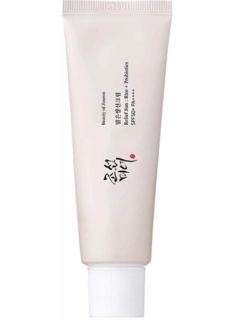 حماية من أشعة الشمس: الأرز + البروبيوتيك SPF50+ PA++++ - حماية متقدمة واسعة النطاق من الأشعة فوق البنفسجية مع مستخلصات الأرز المغذية للبشرة والبروبيوتيك للحصول على بشرة صحية ومتوهجة