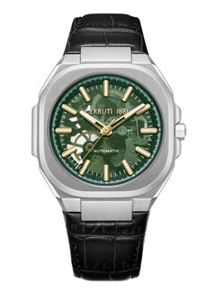 CERRUTI 1881 Men's Stainless Steel Transparent Dial Watch  - Image 1