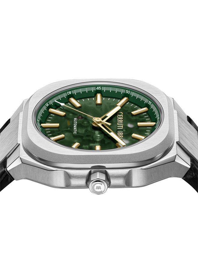 CERRUTI 1881 Men's Stainless Steel Transparent Dial Watch  - Image 4