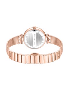 CERRUTI 1881 Women's Rose Gold Plated Black Sunray/Black Mother of Pearl Dial Watch  - Image 3