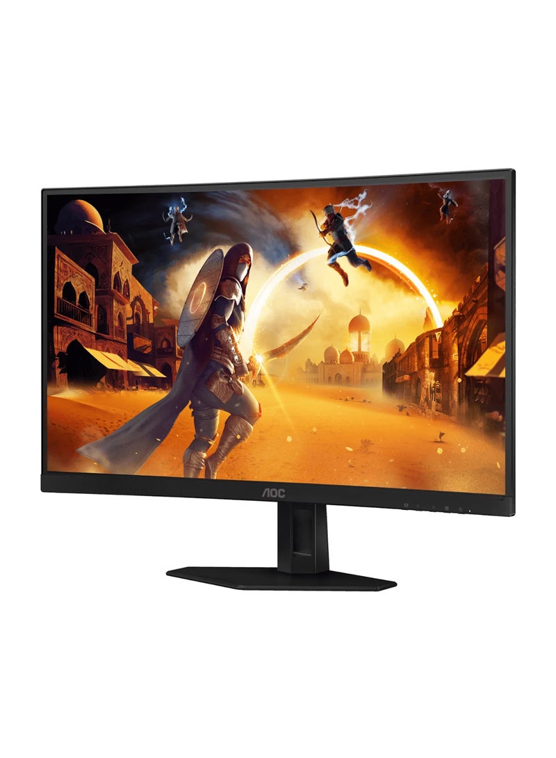 AOC - 27 inch FHD Curved Gaming Monitor, 1ms (GtG) Response Time, 280 Hz Refresh Rate, Adaptive Sync,1.07 Billion Display Colors, Adjustable Stand, HDMI, DisplayPort C27G4ZE Black/Red - Image 1