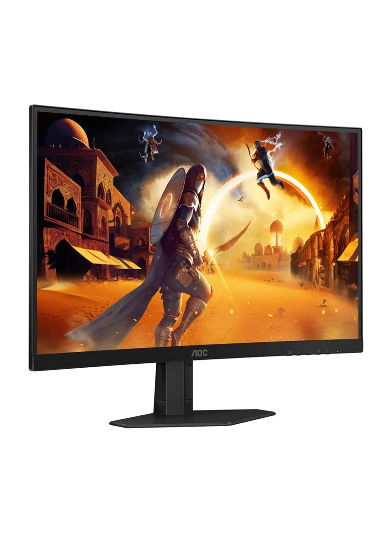 AOC - 27 inch FHD Curved Gaming Monitor, 1ms (GtG) Response Time, 280 Hz Refresh Rate, Adaptive Sync,1.07 Billion Display Colors, Adjustable Stand, HDMI, DisplayPort C27G4ZE Black/Red - Image 1