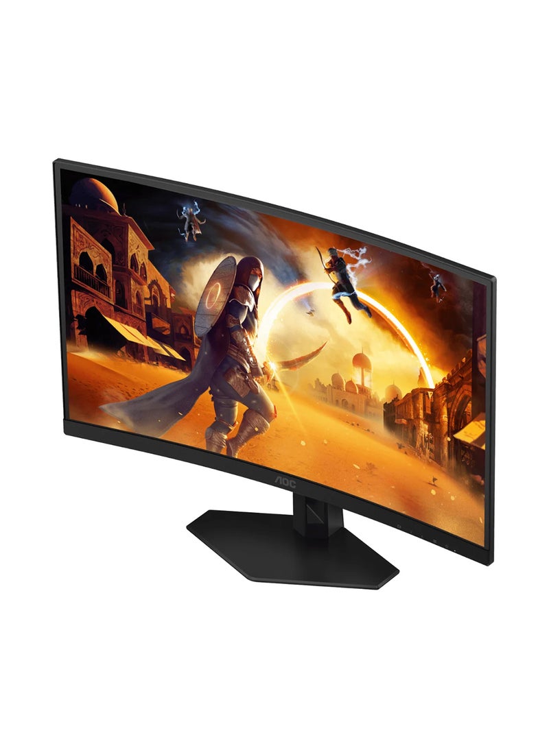 AOC - 27 inch FHD Curved Gaming Monitor, 1ms (GtG) Response Time, 280 Hz Refresh Rate, Adaptive Sync,1.07 Billion Display Colors, Adjustable Stand, HDMI, DisplayPort C27G4ZE Black/Red - Image 1