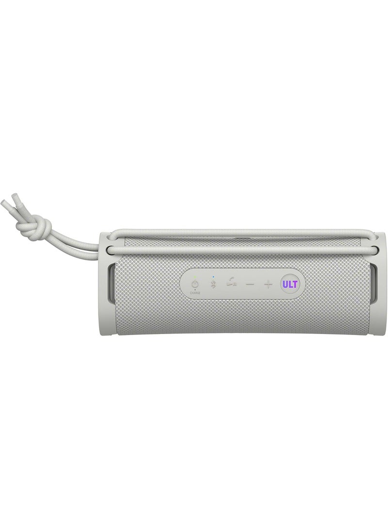 Sony - ULT Field 1 Wireless Ultra Portable Bluetooth Compact Speaker, IP67 Waterproof, Dustproof, Shockproof with Enhanced Bass, 12 Hour Battery and Detachable Strap, UAE Model, 2024 Off-White - Image 1
