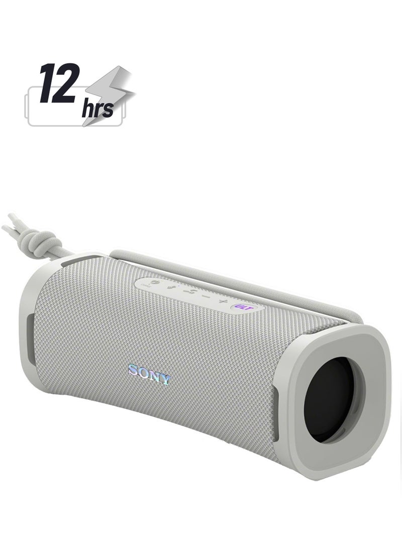 Sony - ULT Field 1 Wireless Ultra Portable Bluetooth Compact Speaker, IP67 Waterproof, Dustproof, Shockproof with Enhanced Bass, 12 Hour Battery and Detachable Strap, UAE Model, 2024 Off-White - Image 1