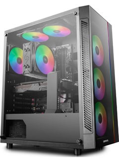 Renewed New Monster Gaming PC Intel Core I5-12400F, RTX 4060 , H610M-K D5, 16GB RAM, 1TB SSD, 700W PSU, AG400 BK ARGB Single Tower 120mm Cooler Black Black - pnsku/N70102960V/45/_/1724695694/f16cbe29-7206-428a-84da-6afa7821feff