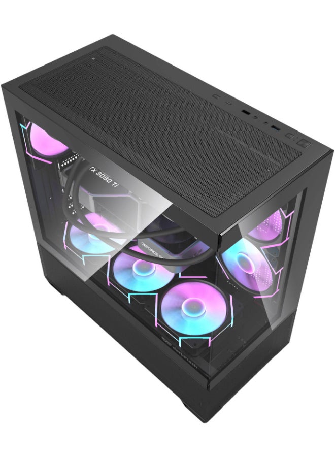 BOLT Mama Choice Gaming PC CORE i5-12400F, RTX 4060 8GB, H610M-K, 16GB 3200MHz RAM, 500GB SSD , 700W PSU, 120mm Air Cooler Black  - Image 3