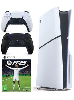 PlayStation 5 Slim Disc Console With Extra Controller - Black And EA FC 25 KSA Version - pnsku/N70103013V/45/_/1724409193/e6726b09-b316-4331-9237-4f63b4cb6a5d