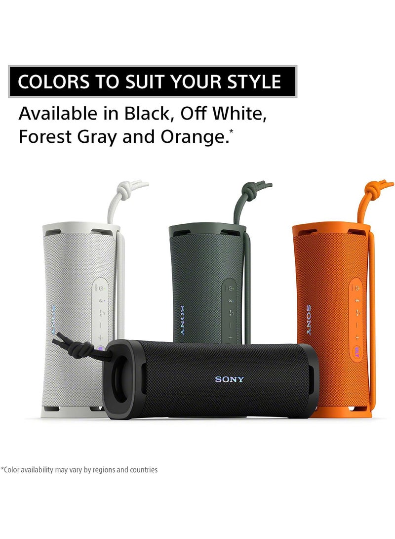 Sony - ULT Field 1 Wireless Ultra Portable Bluetooth Compact Speaker, IP67 Waterproof, Dustproof and Rustproof with Enhanced Bass, 12 Hour Battery and Detachable Strap, UAE Model, 2024 Black - Image 1