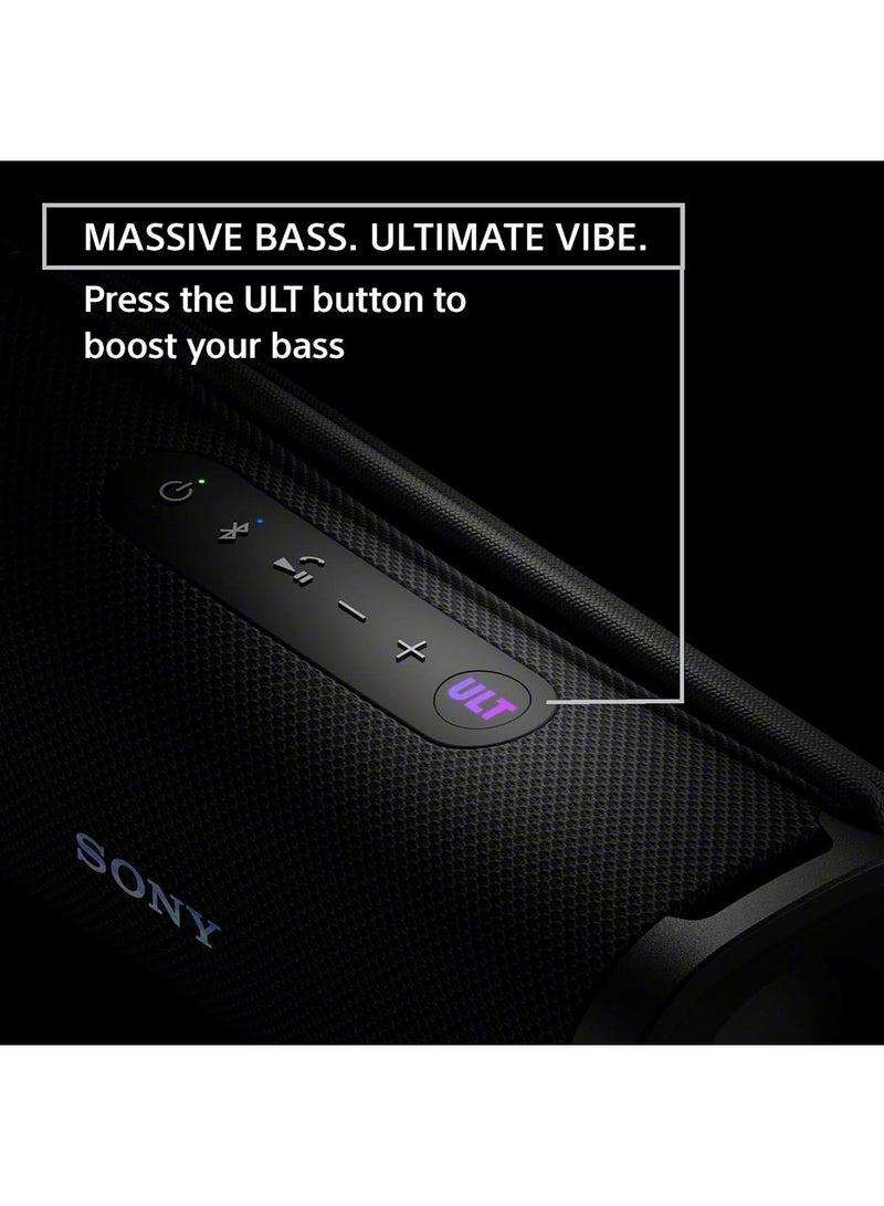 Sony - ULT Field 1 Wireless Ultra Portable Bluetooth Compact Speaker, IP67 Waterproof, Dustproof and Rustproof with Enhanced Bass, 12 Hour Battery and Detachable Strap, UAE Model, 2024 Black - Image 1
