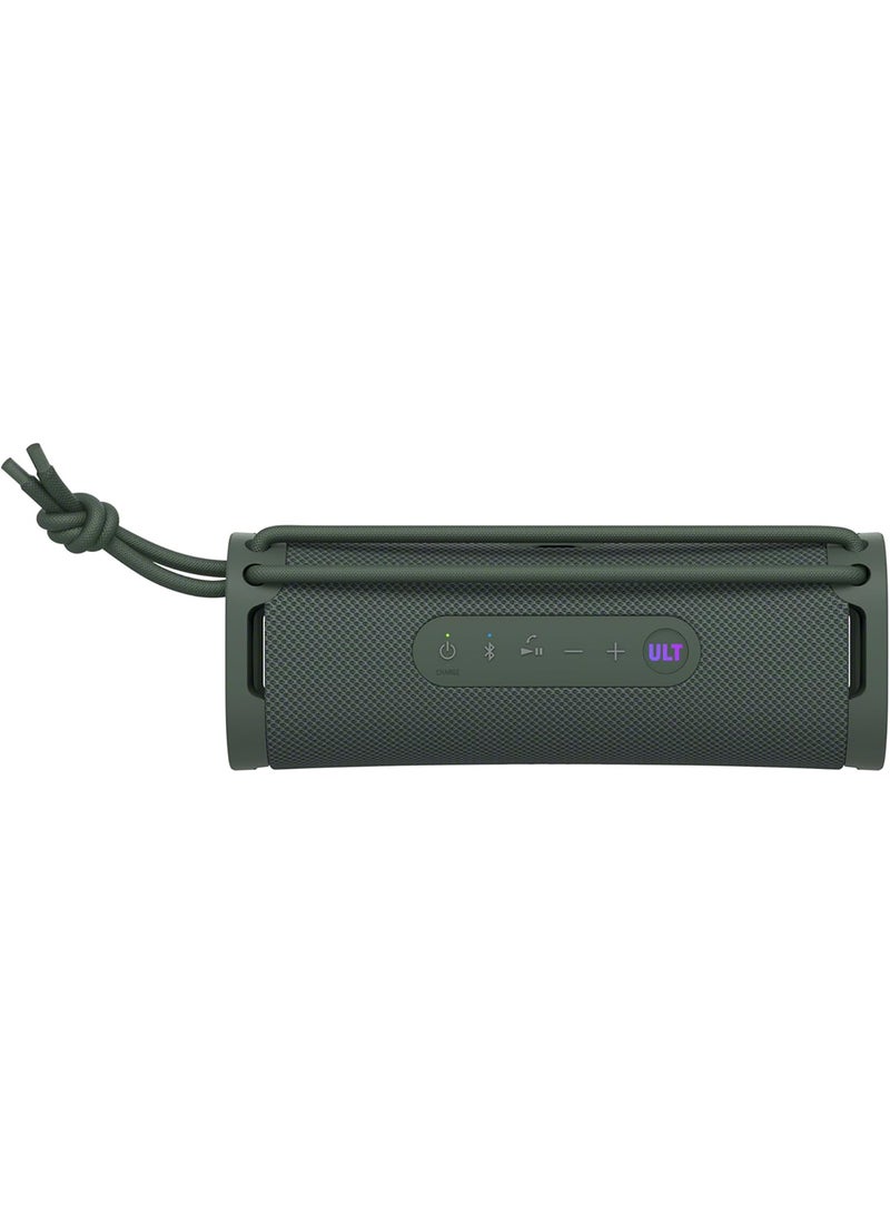 Sony - ULT Field 1 Wireless Ultra Portable Bluetooth Compact Speaker, IP67 Waterproof, Dustproof, Shockproof with Enhanced Bass, 12 Hour Battery and Detachable Strap, UAE Model, 2024 Forest Grey - Image 1