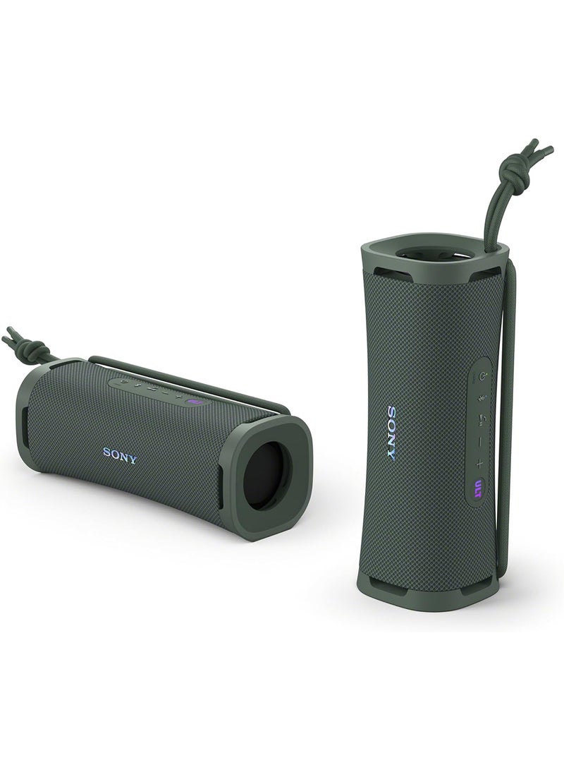 Sony - ULT Field 1 Wireless Ultra Portable Bluetooth Compact Speaker, IP67 Waterproof, Dustproof, Shockproof with Enhanced Bass, 12 Hour Battery and Detachable Strap, UAE Model, 2024 Forest Grey - Image 1