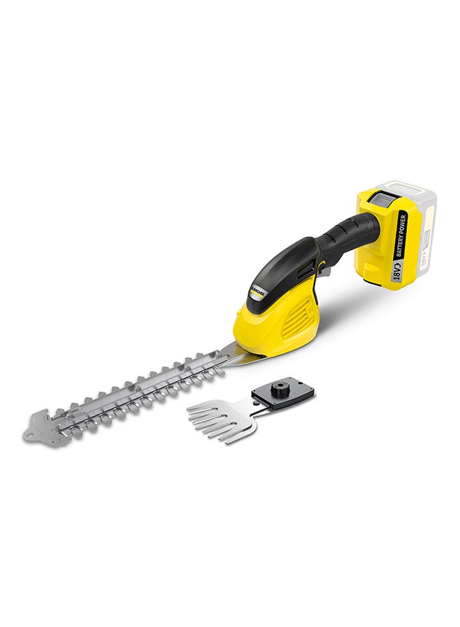KARCHER Karcher 14442000 GSH 18-20 Cordless Battery Grass And Shrub Shears (Excluded Battery And Charger) Yellow & Black  - Image 3
