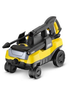 KARCHER High Pressure Washer K3 Follow Me - 120 Bar, 4 Wheels Pressure, Perfect For Cars, Gardening And Driveways Yellow & Black  - Image 1