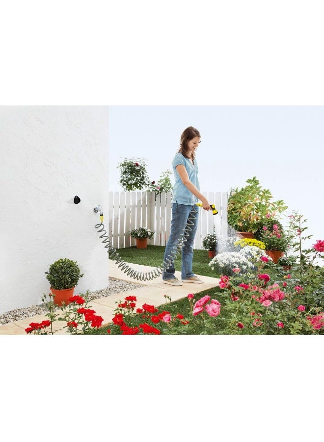 KARCHER - Karcher Spiral Hose Set For Gardening, 10 Mts, 26451780 Yellow & Cream - Image 1