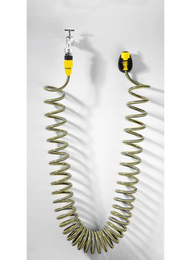 KARCHER - Karcher Spiral Hose Set For Gardening, 10 Mts, 26451780 Yellow & Cream - Image 1