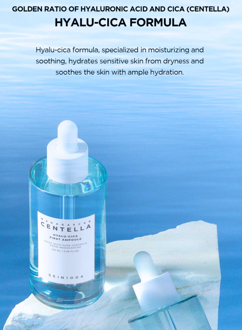 SKIN1004 Madagascar Centella Hyalu-Cica First Ampoule – Intensive Hydrating Serum With Centella Asiatica And Hyaluronic Acid For Deep Moisturization And Skin Repair – 100Ml - Image 5
