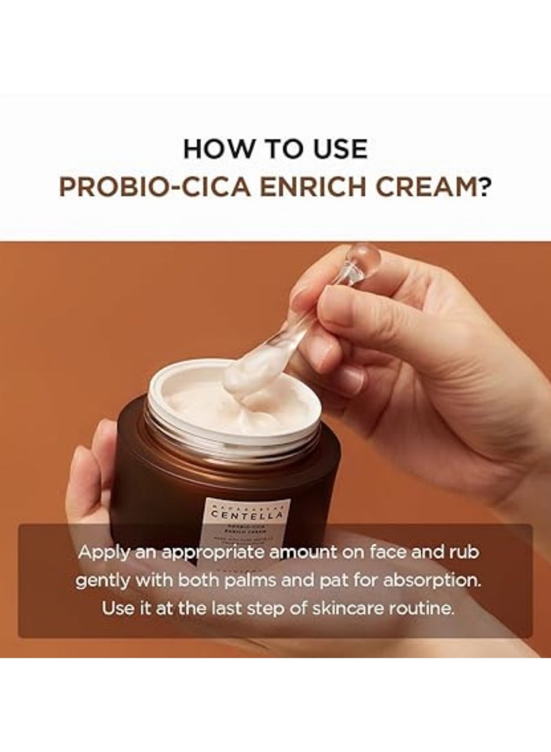 سكين 1004 - كريم Centella Probio-Cica Enrich 50 مل - كريم مرطب ومهدئ للوجه مع مستخلص Centella Asiatica والبروبيوتيك - Image 1